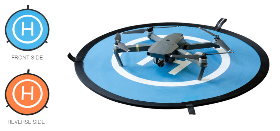 Piste de décollage et atterrissage grand diamètre pour drone