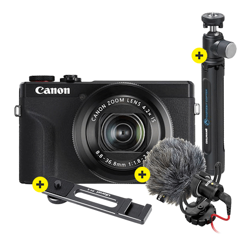 Canon Appareil Photo Compact PowerShot G7 X Mark II Noir